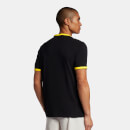 Men's Ringer T-Shirt - Jet Black/Sunshine Yellow
