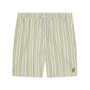 Men's Vertical Stripe Shorts - Sunshine Yellow/ Ice
