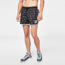 11 Degrees All Over Print Swim Shorts – Black/White