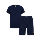 Men's Shane Waffle Lounge Set - Peacoat