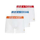 Men's Trunk with Wide Satin Waistband - Bright White