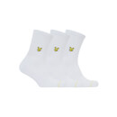 Men's Theo 3 Pack Sport Socks Mid Length - Bright White