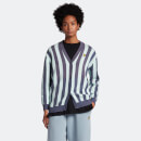 Women's Striped Cardigan - Nightshade Blue