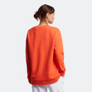 Women's Oversized Sweatshirt - Red Lazer