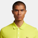 Men's Plain Polo Shirt - Electric Yellow