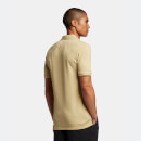 Men's Plain Polo Shirt - Natural Green