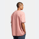 Men's Oversized Flatlock T-Shirt - Rosette