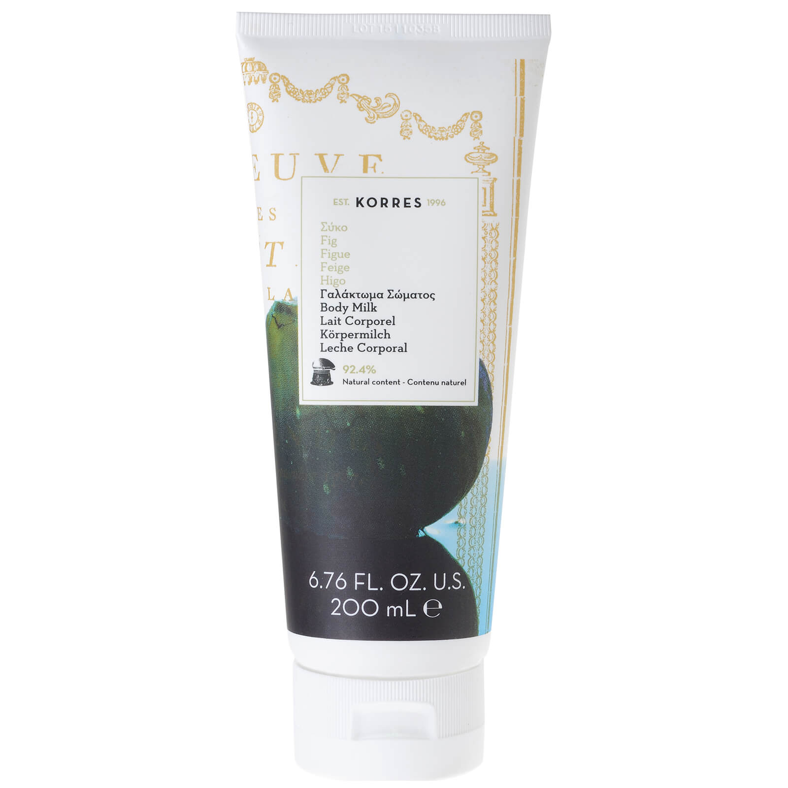 KORRES Fig Body Milk (200ml) Free Shipping Lookfantastic