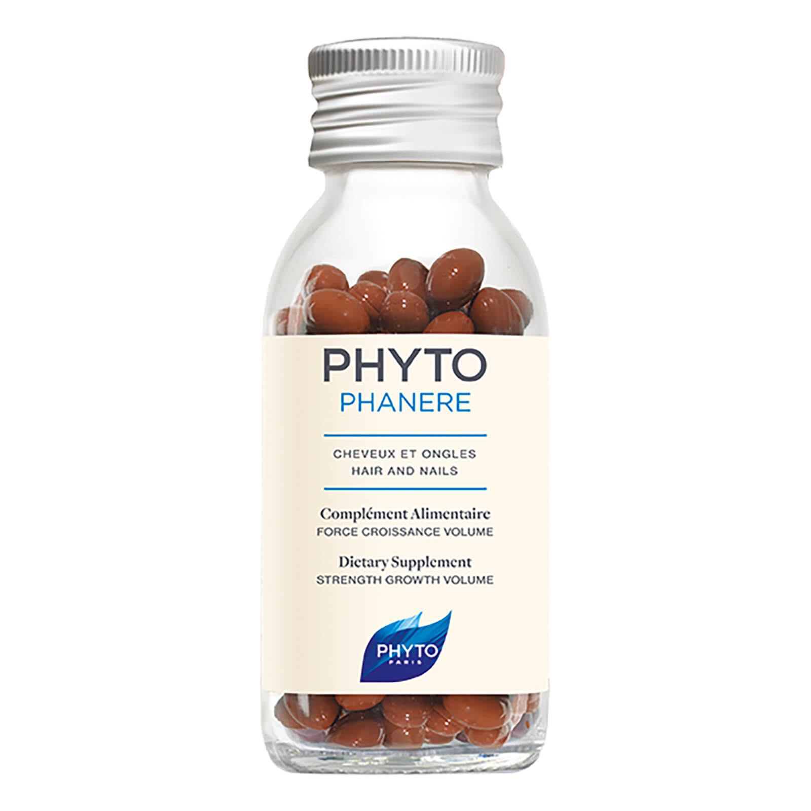 Complementos alimentarios anti-caída fortificantes Phyto PhytoPhanere - 120 cápsulas