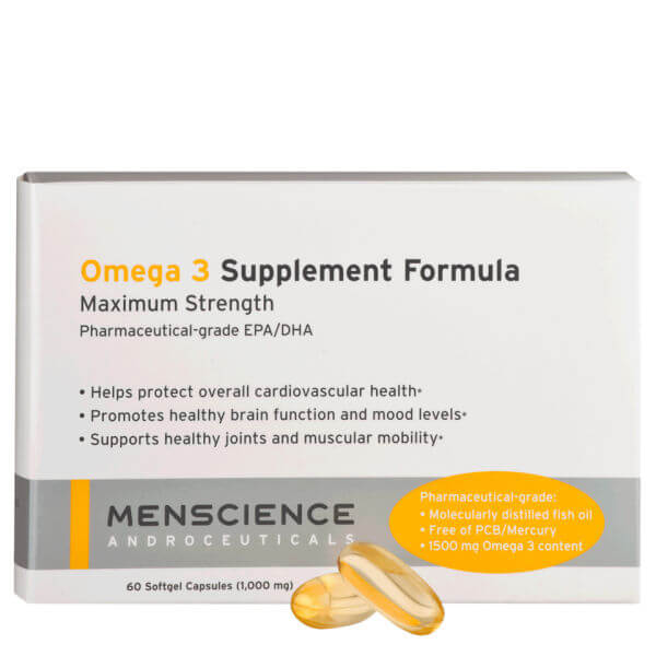Suplementos del Omega 3 MenScience (60 cápsulas)