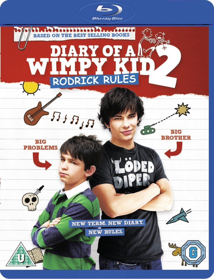 Diary Of A Wimpy Kid 2 Rodrick Rules Blu Ray Zavvi Uk