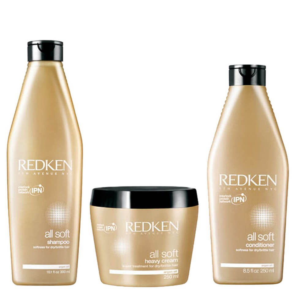 Redken All Soft Thick Hair Care Pack 3 Products Health Beauty