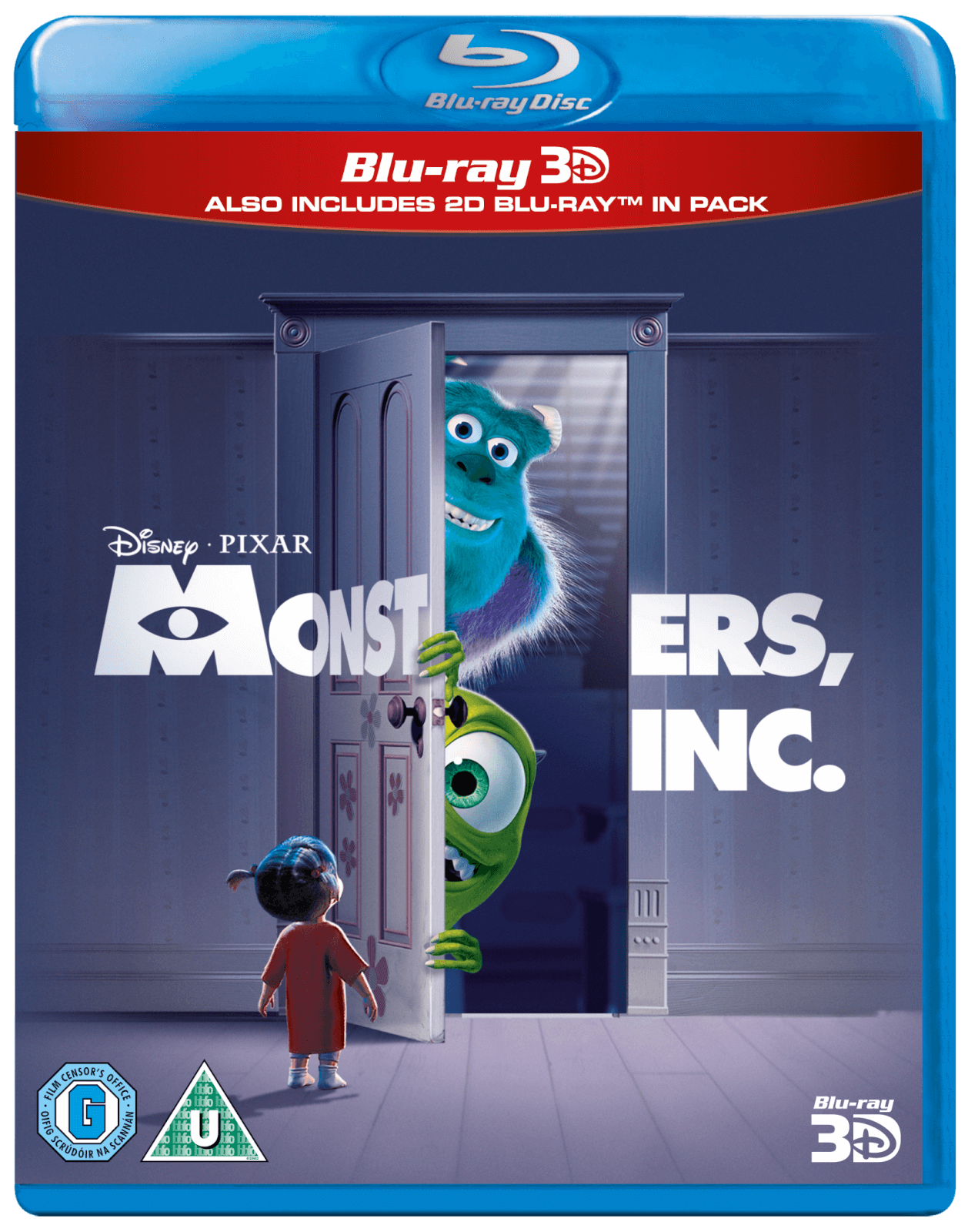 Monsters, Inc. 3D Bluray Zavvi
