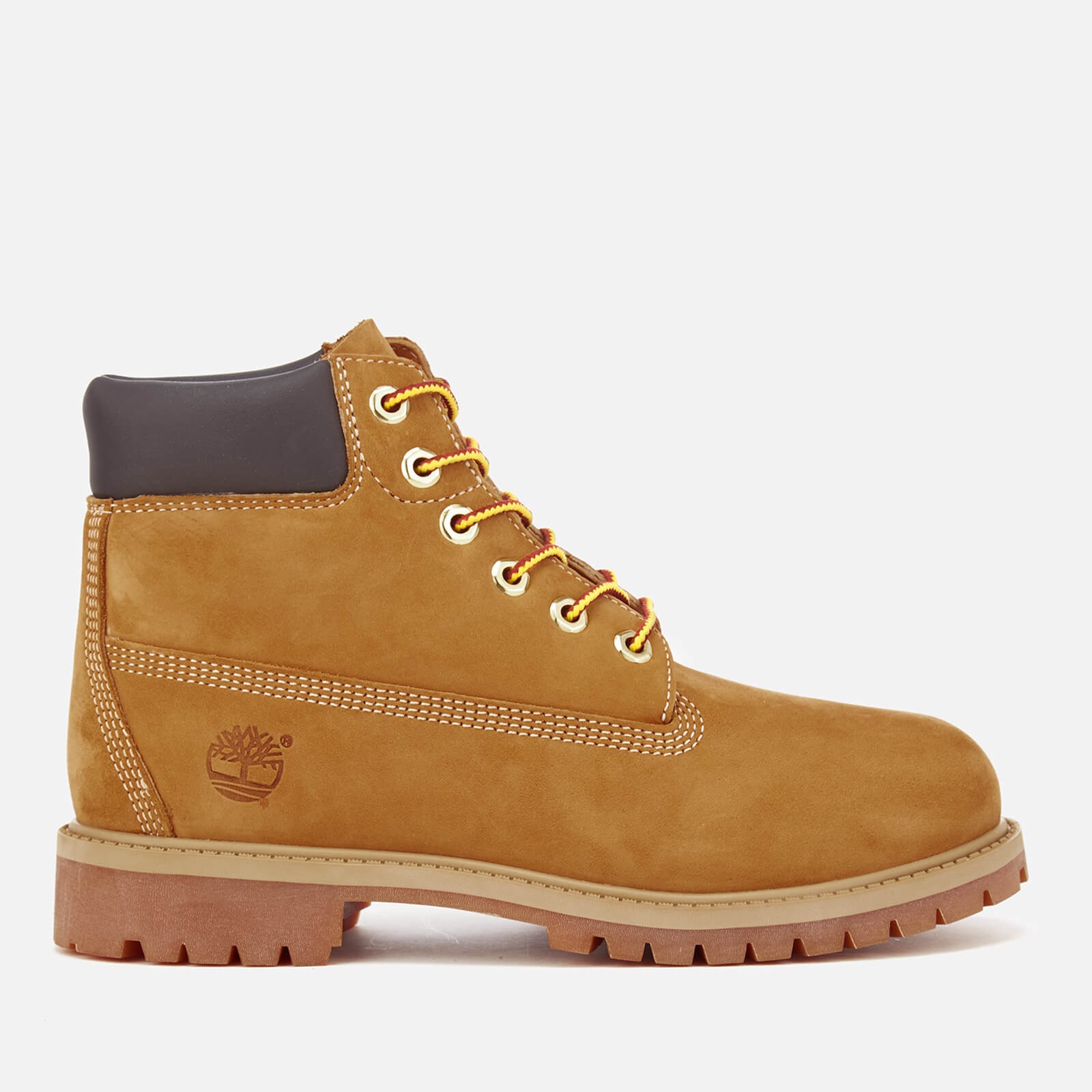 timberland junior 6 inch premium waterproof boots wheat nubuck