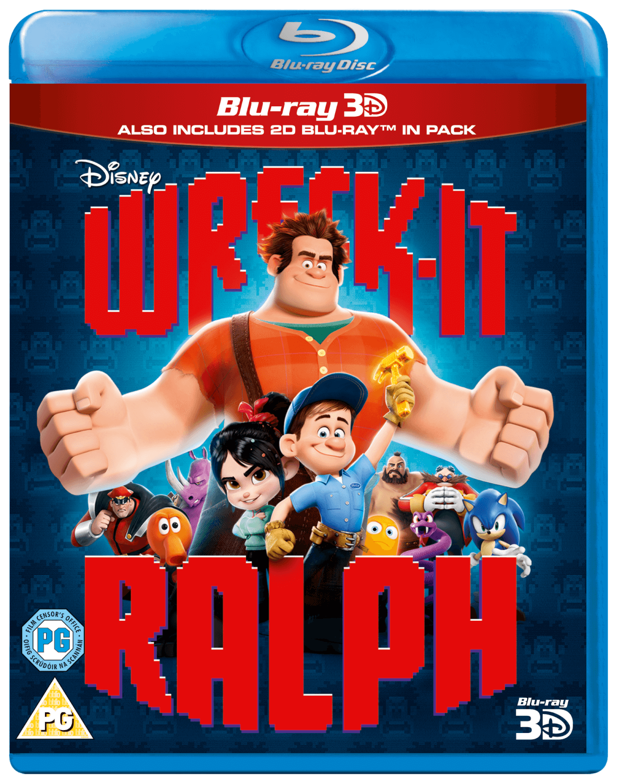 Wreck It Ralph 3d Includes 2d Version Blu Ray Zavvi Uk