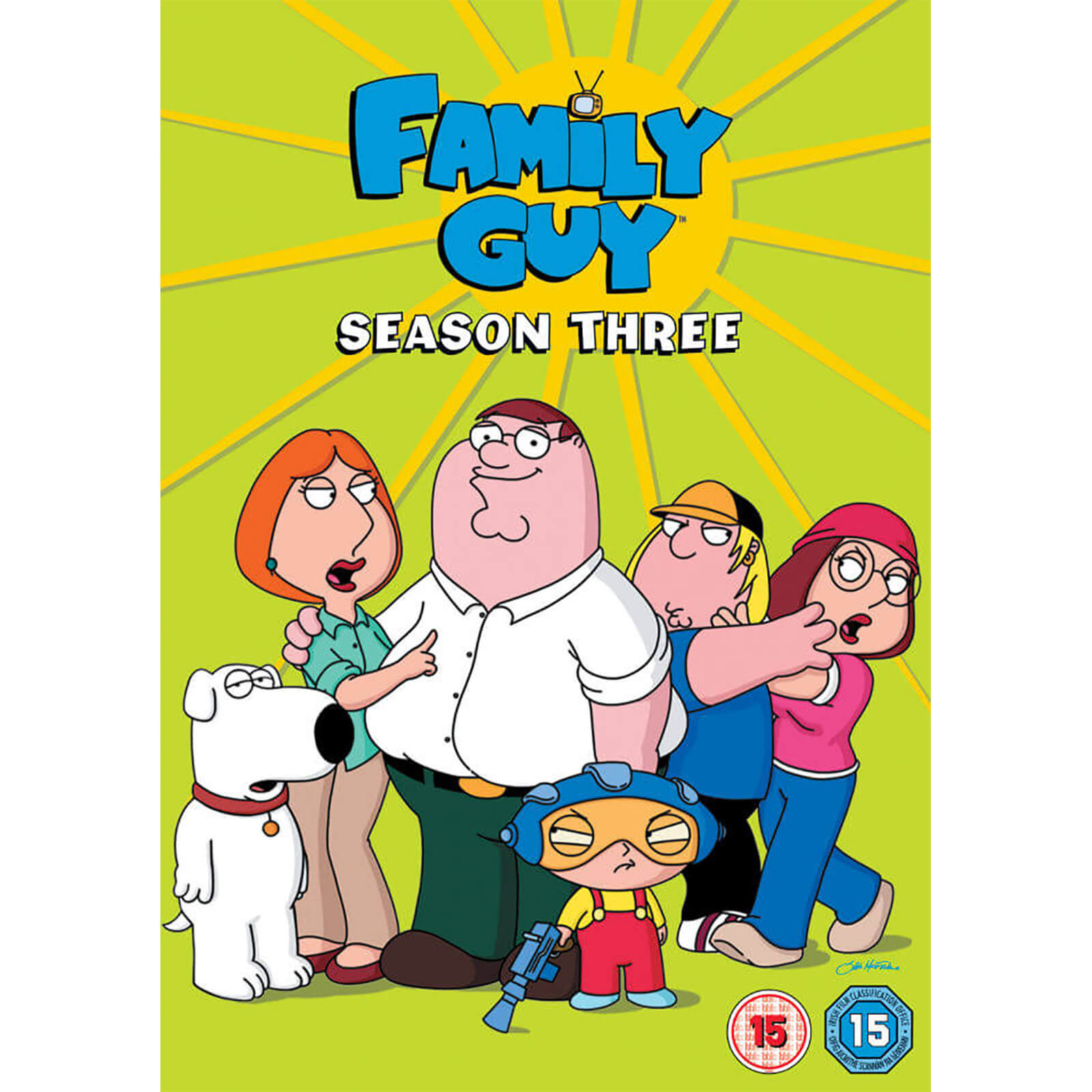 Family Guy Season 3 DVD Zavvi UK