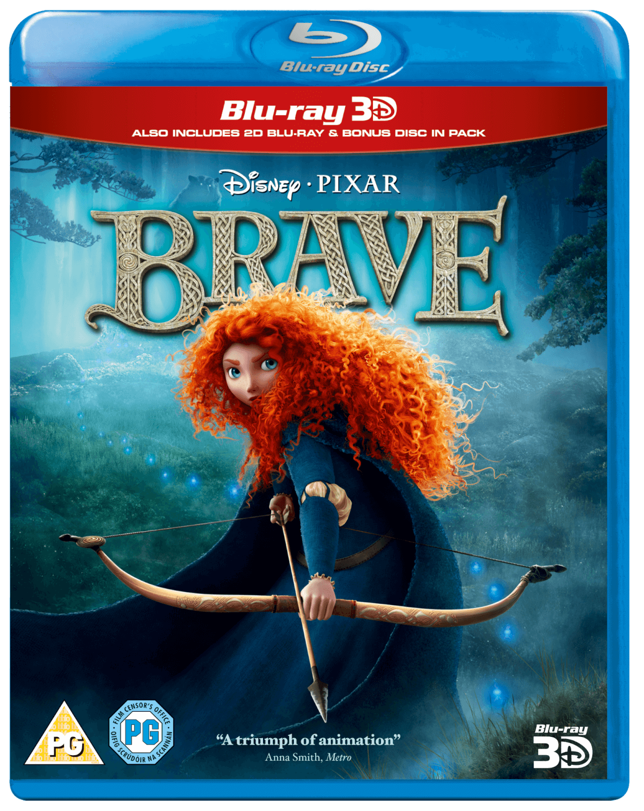 Brave 3d Blu Ray Zavvi Uk