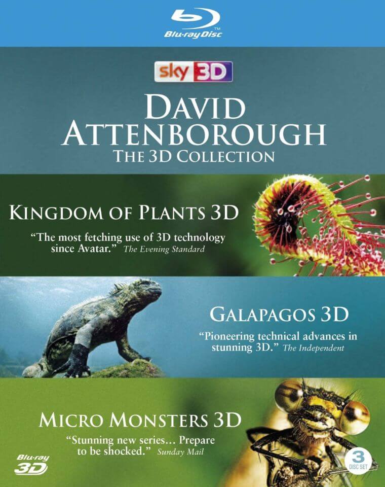 David Attenborough The 3d Collection Blu Ray Zavvi Uk