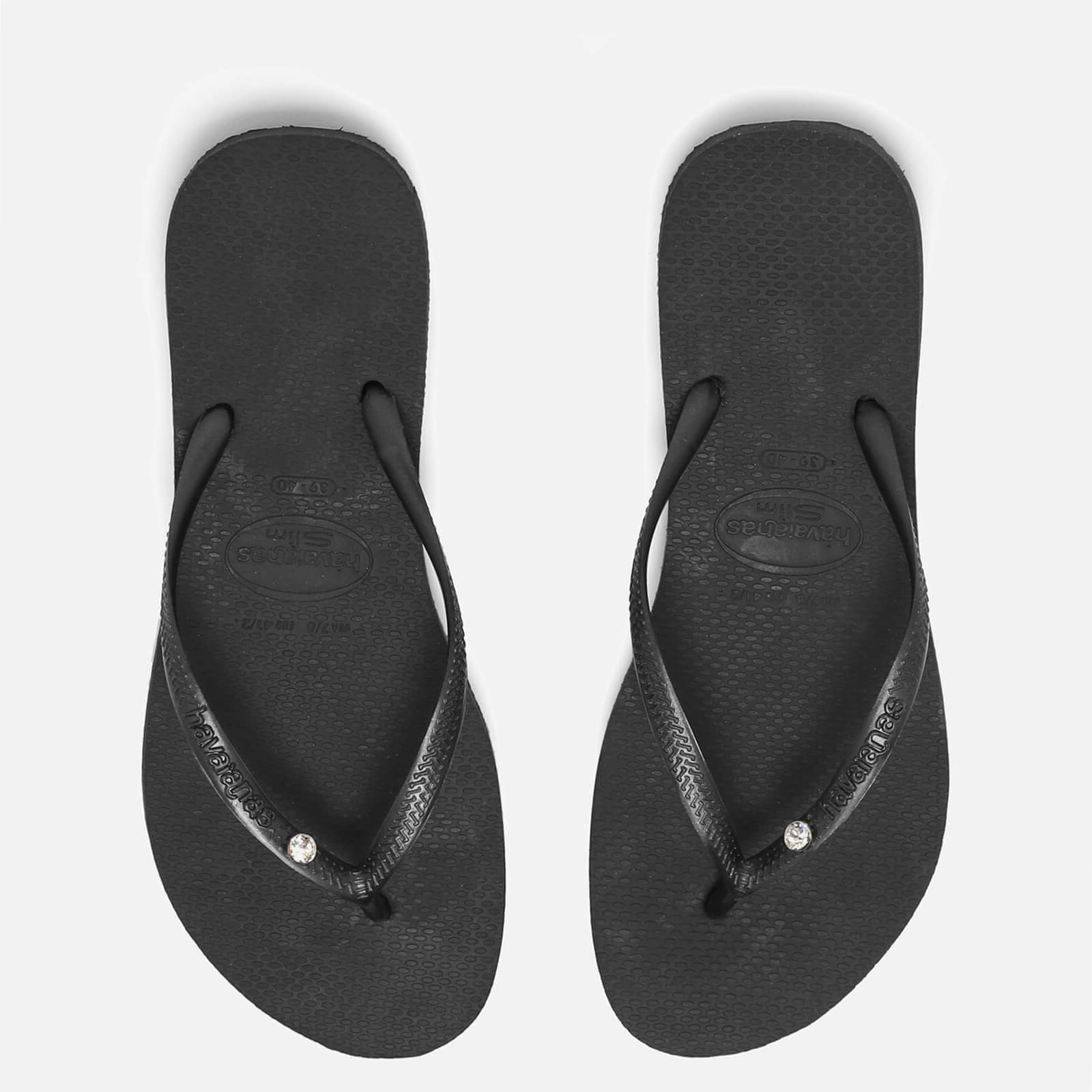 black diamante havaianas