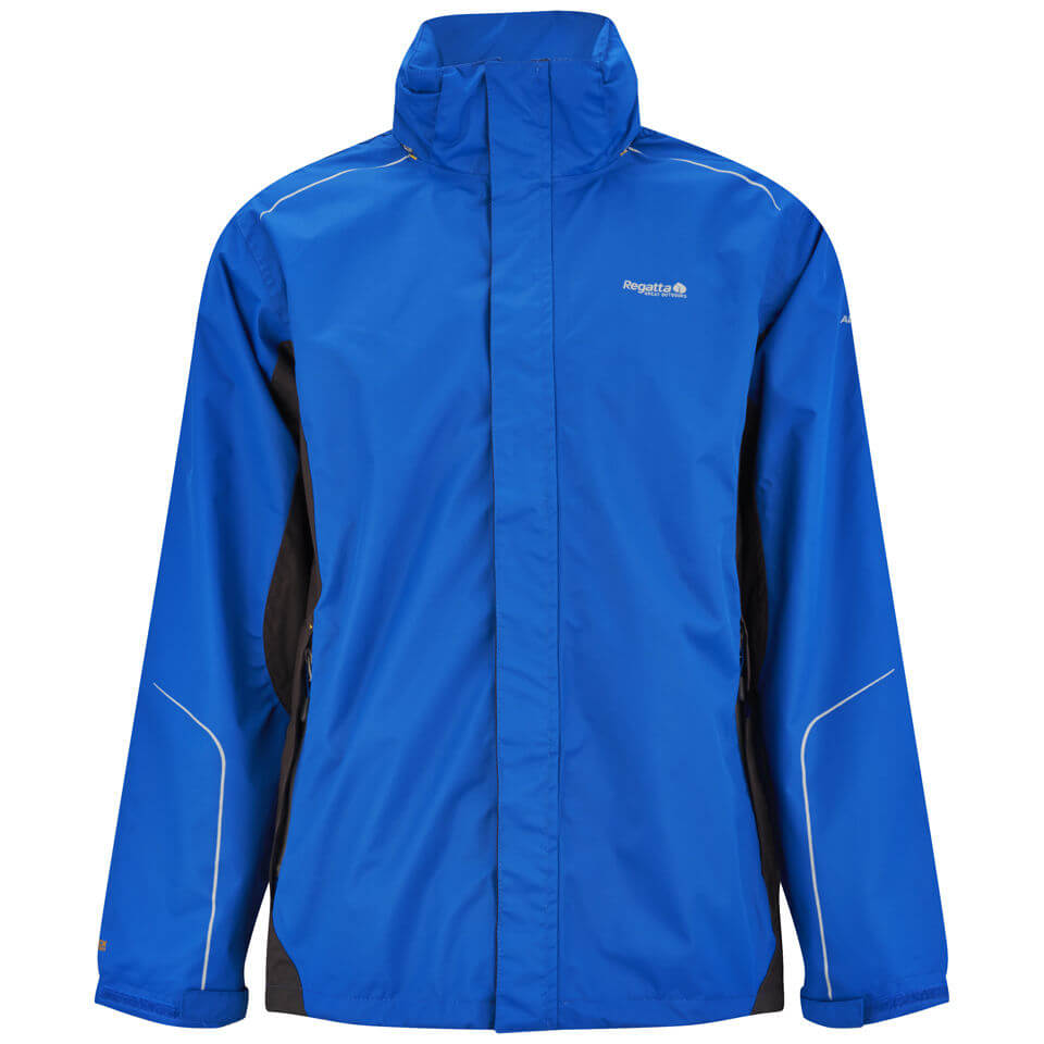 Regatta Men's Sangson Waterproof ISOTEX 5000 Jacket - Oxford Blue/Ash ...