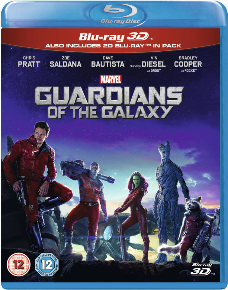 Guardians Of The Galaxy 3d Blu Ray Zavvi Uk