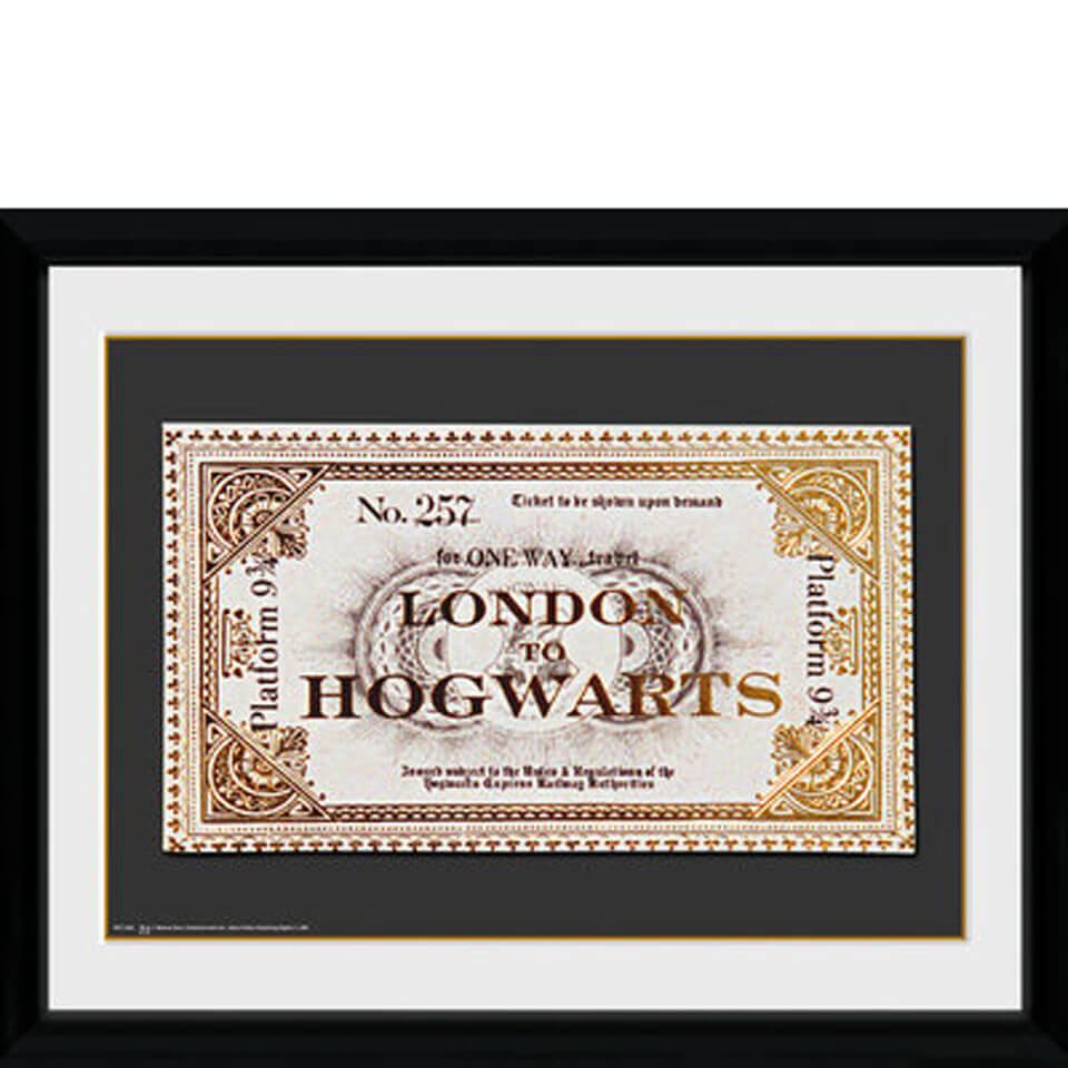 Harry Potter Ticket 30x40 Collector Prints My Geek Box