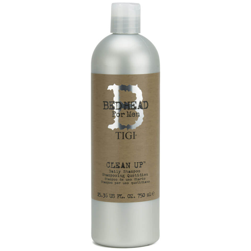 Tigi Bed Head For Men Clean Up Daily Shampoo 750ml Free