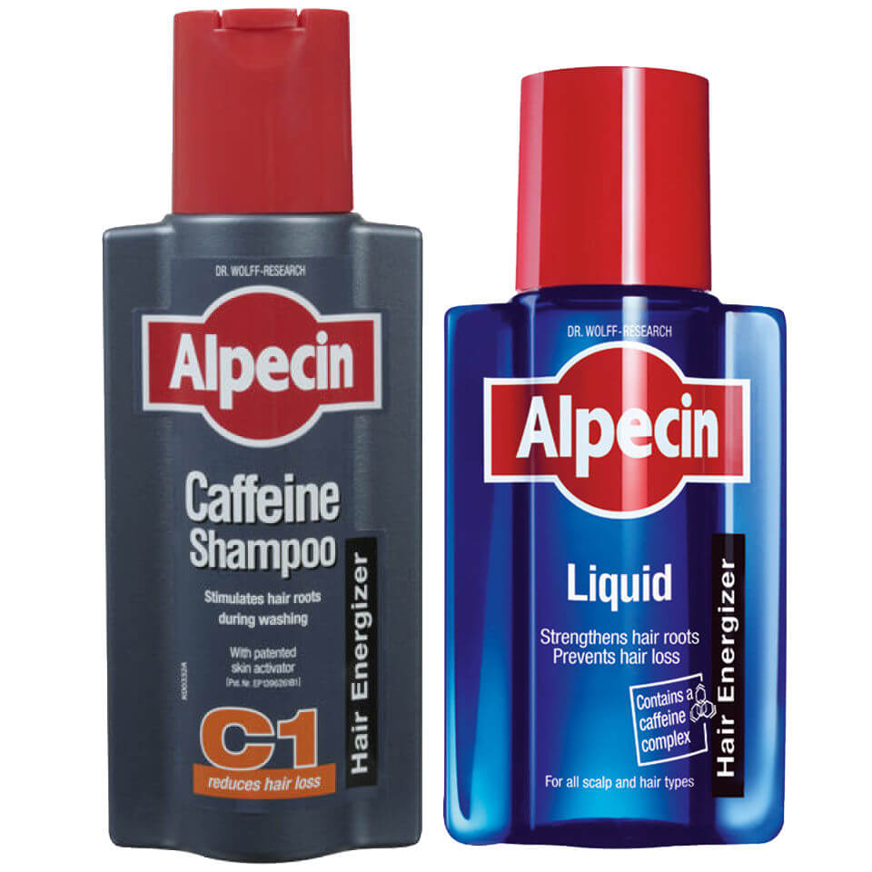 Alpecin Liquid And Caffeine Shampoo Duo Free Shipping Lookfantastic