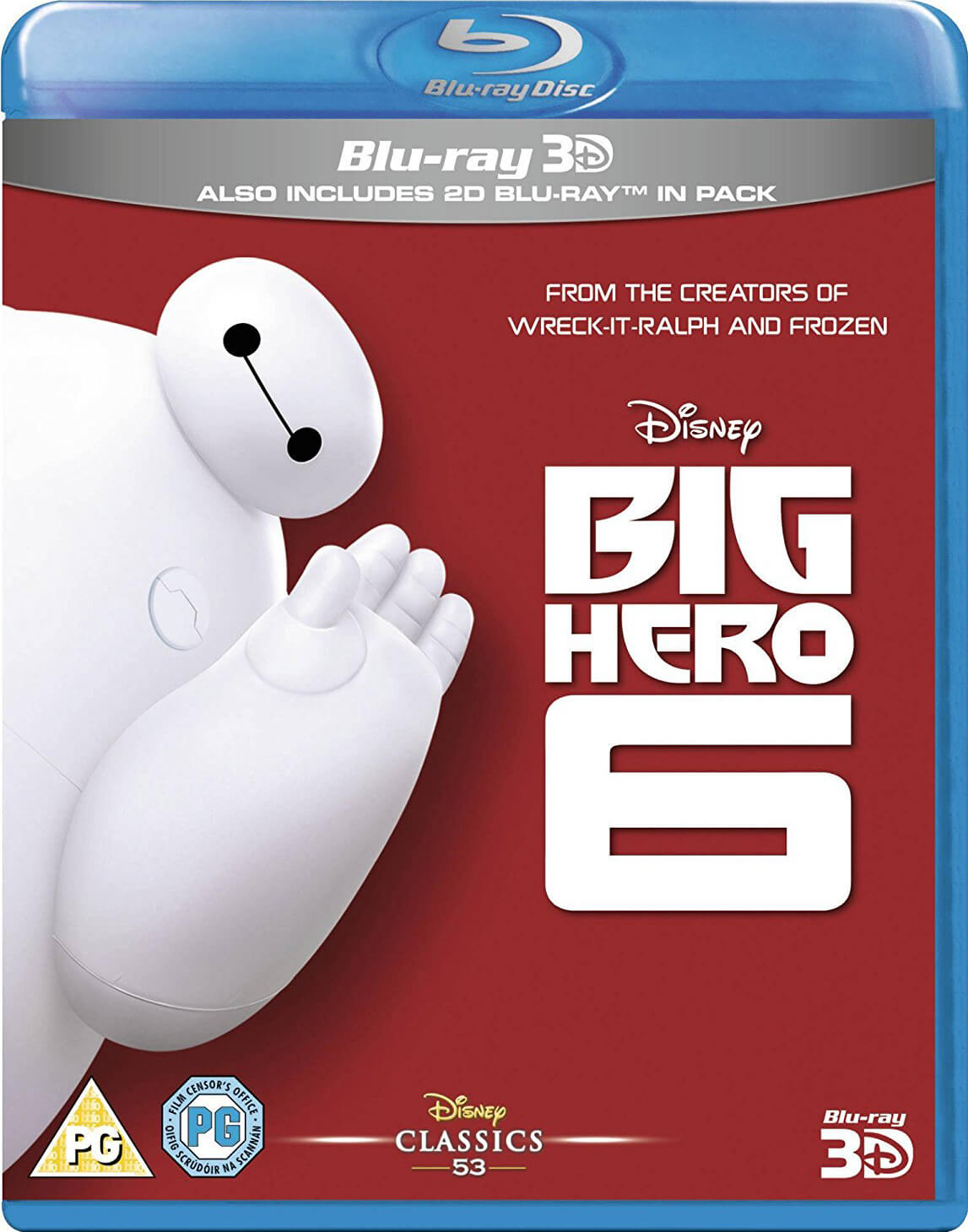 Big Hero 6 3d Includes 2d Version Blu Ray Zavvi Uk