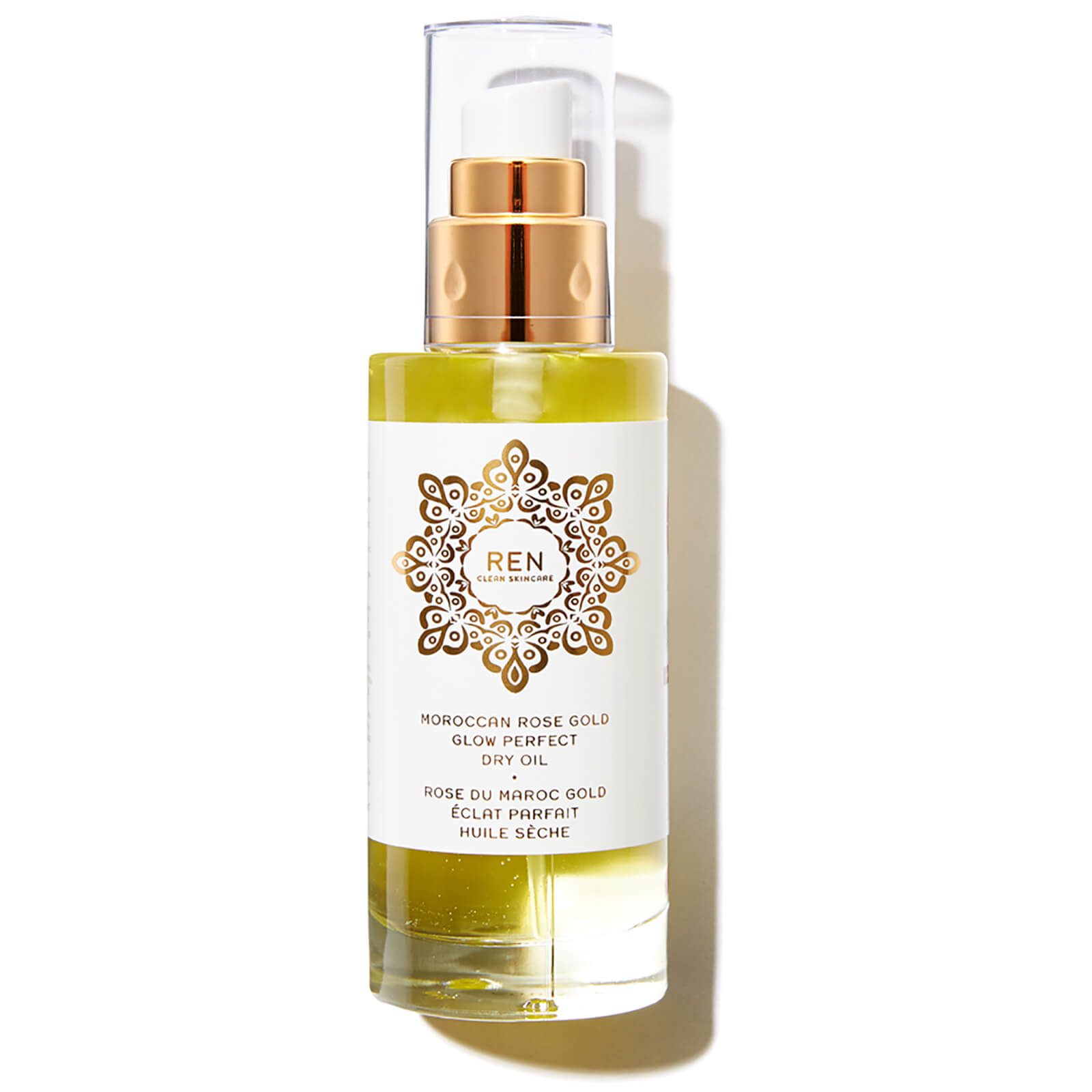 Ren Moroccan Rose Gold Glow Perfect Dry Oil Free Shipping