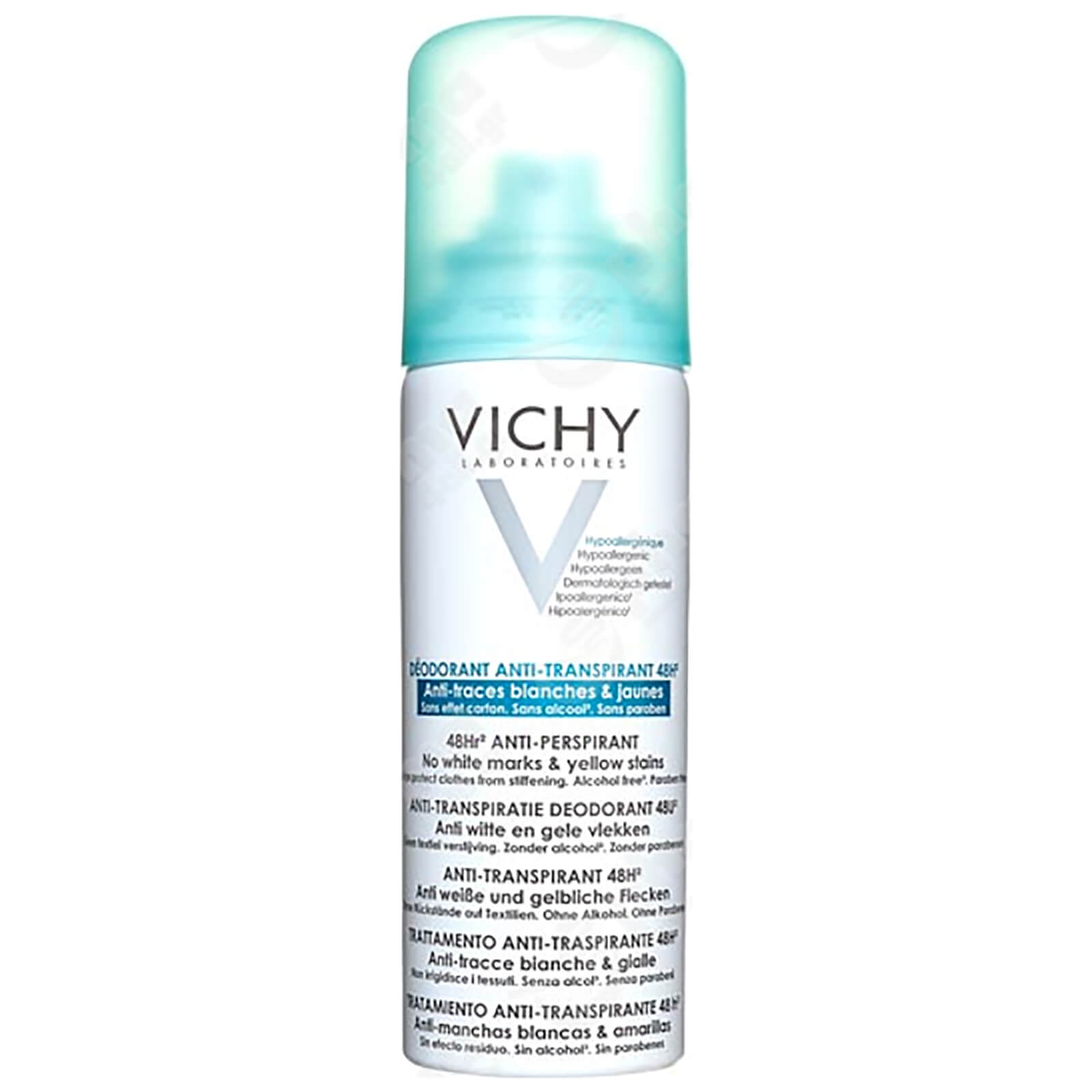 Vichy Deodorant 48hour Aerosol No Marks Anti Perspirant 125ml