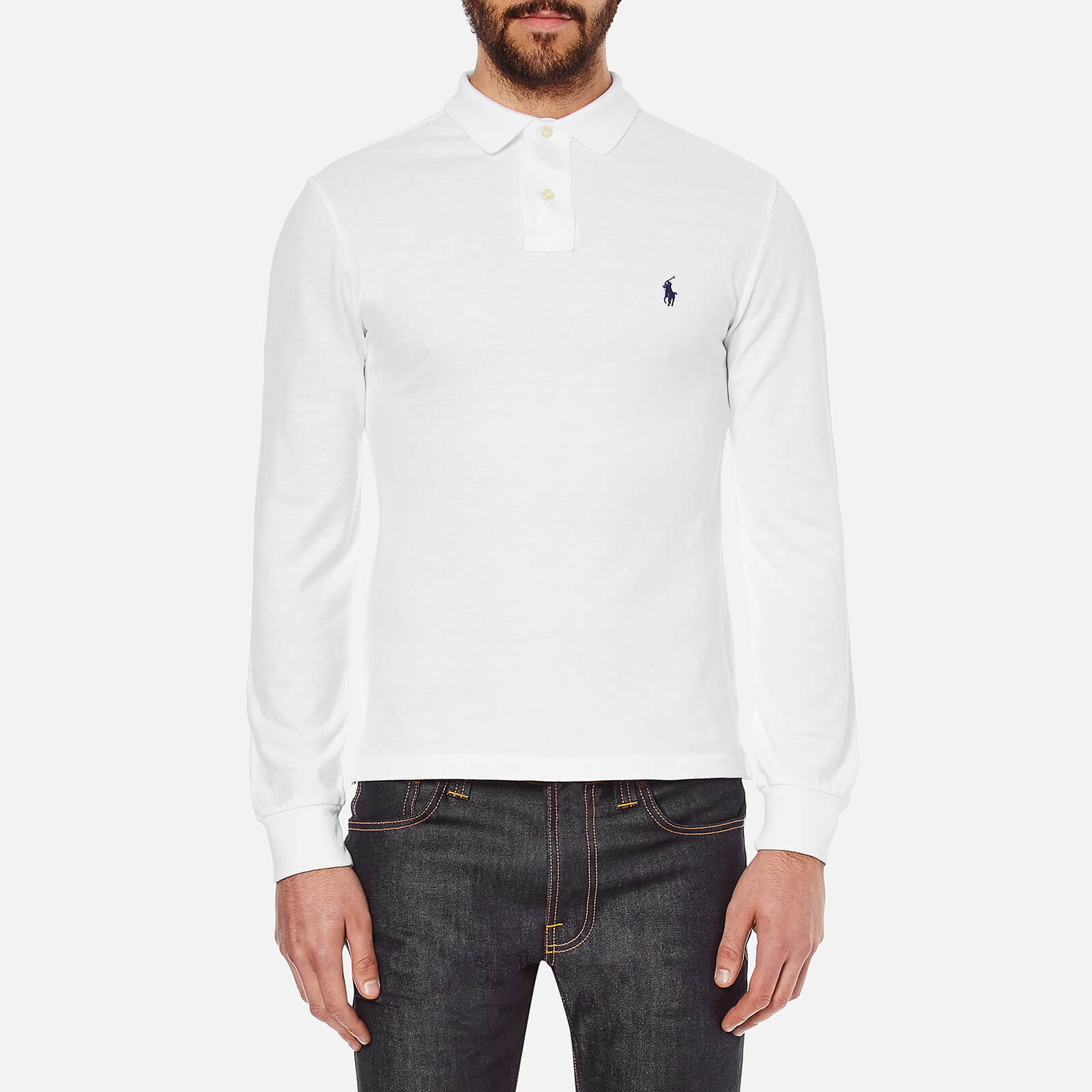 ralph lauren slim fit long sleeve polo shirt