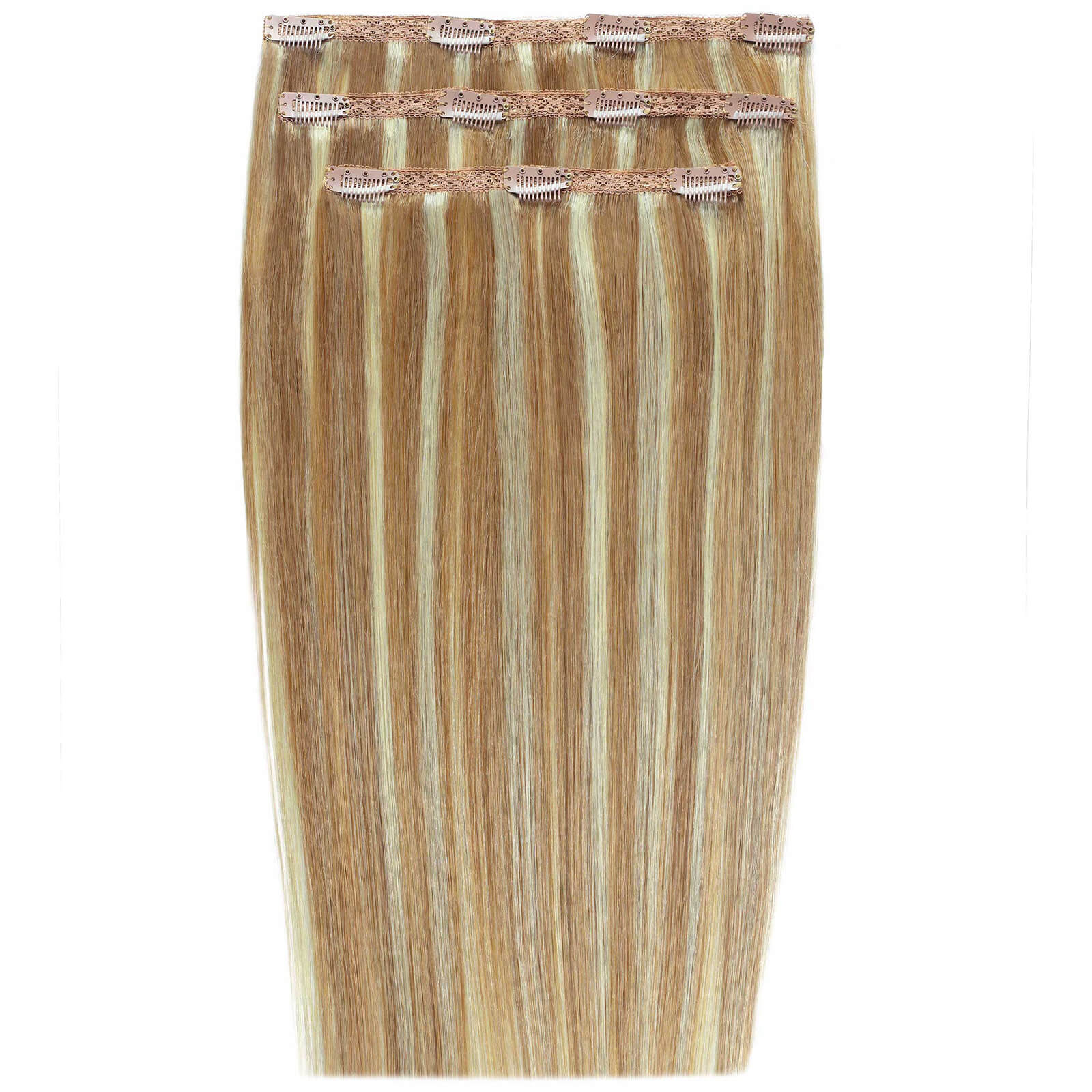 Beauty Works Deluxe Clip In Hair Extensions 18 Inch California Blonde 61316