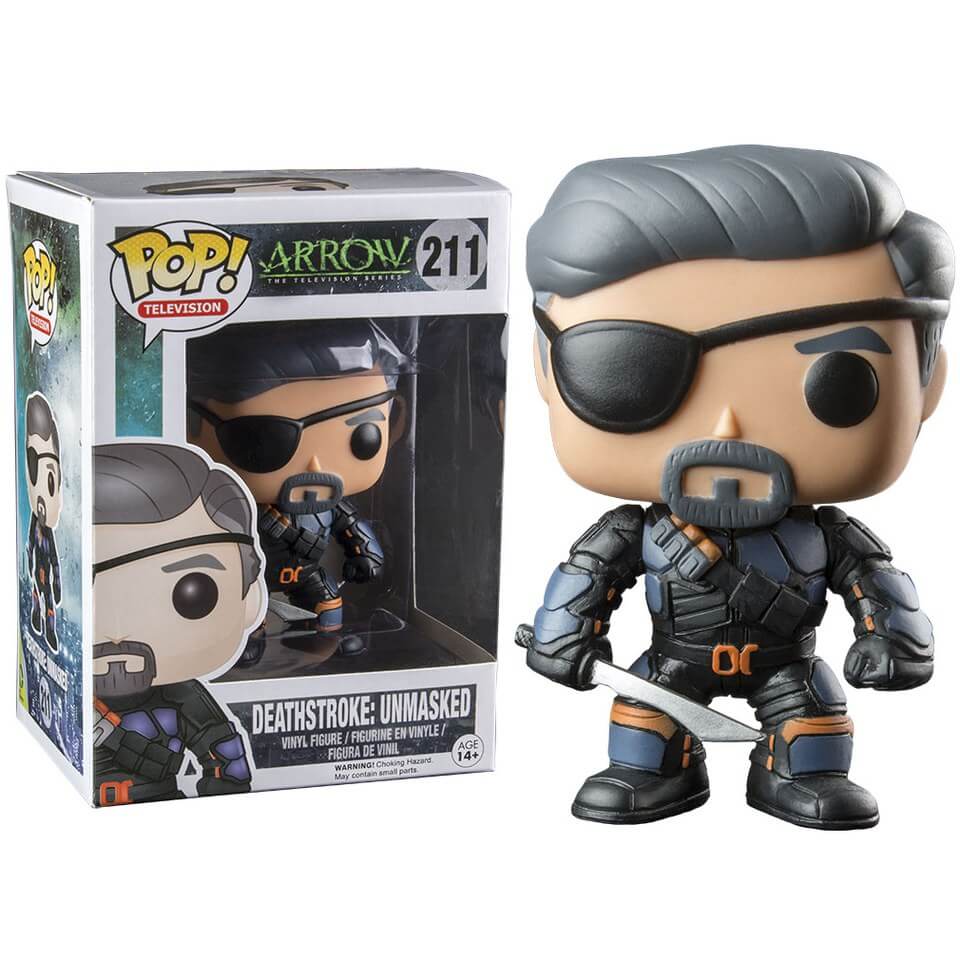 Deathstroke UNMASKED-Funko POP VINILE!