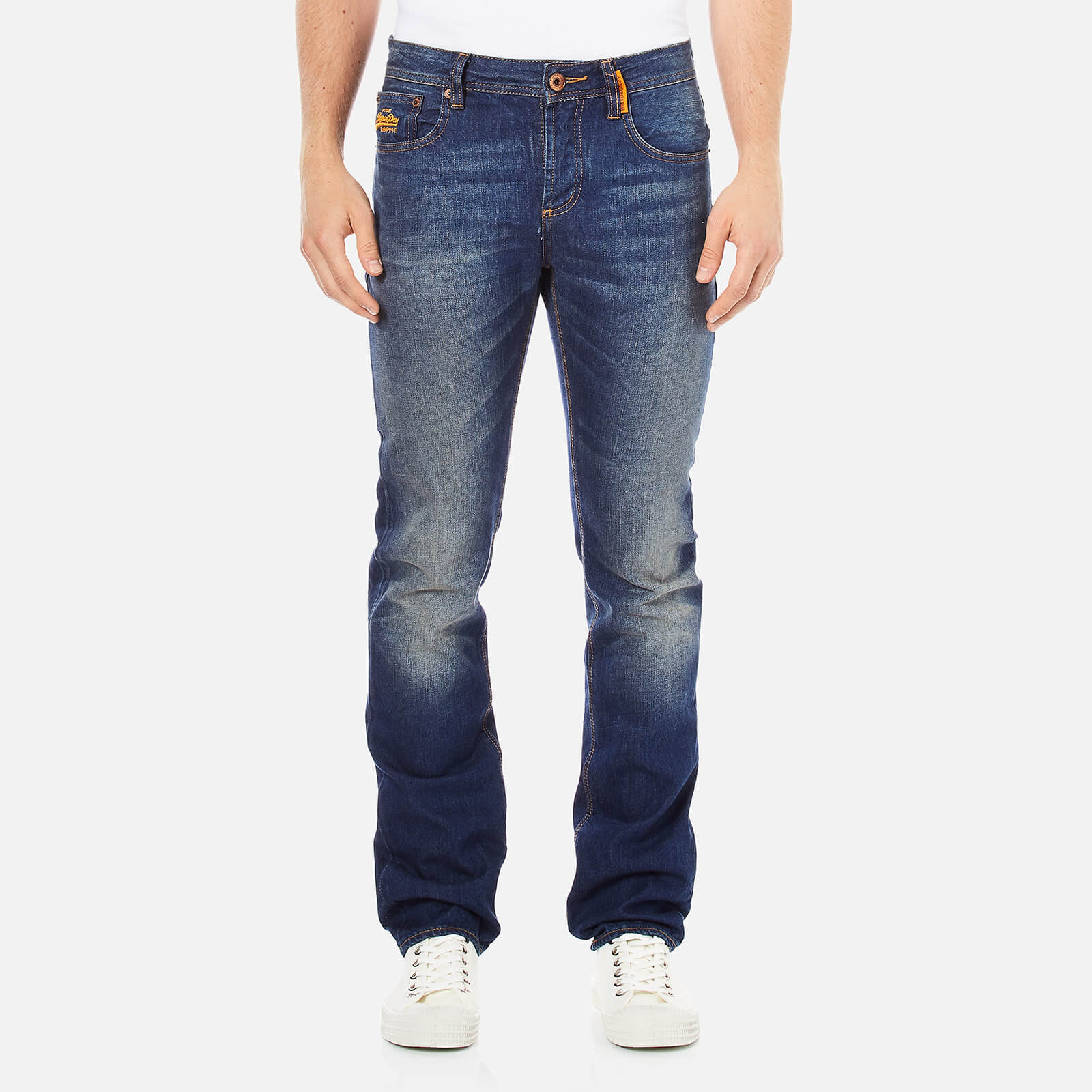 superdry officer straight jeans