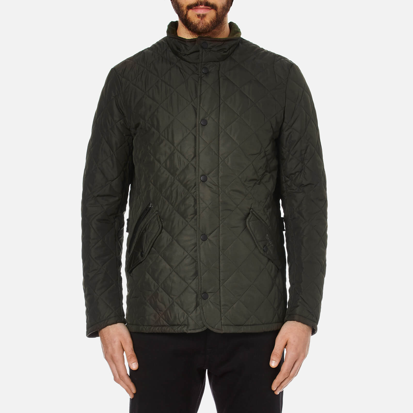 barbour chelsea sportsquilt olive