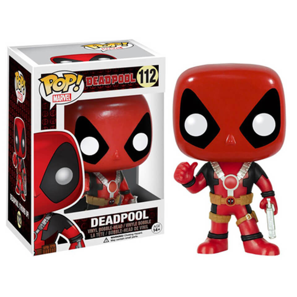 deadpool with deadpool funko pop