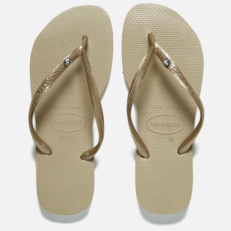 havaianas swarovski crystal flip flops