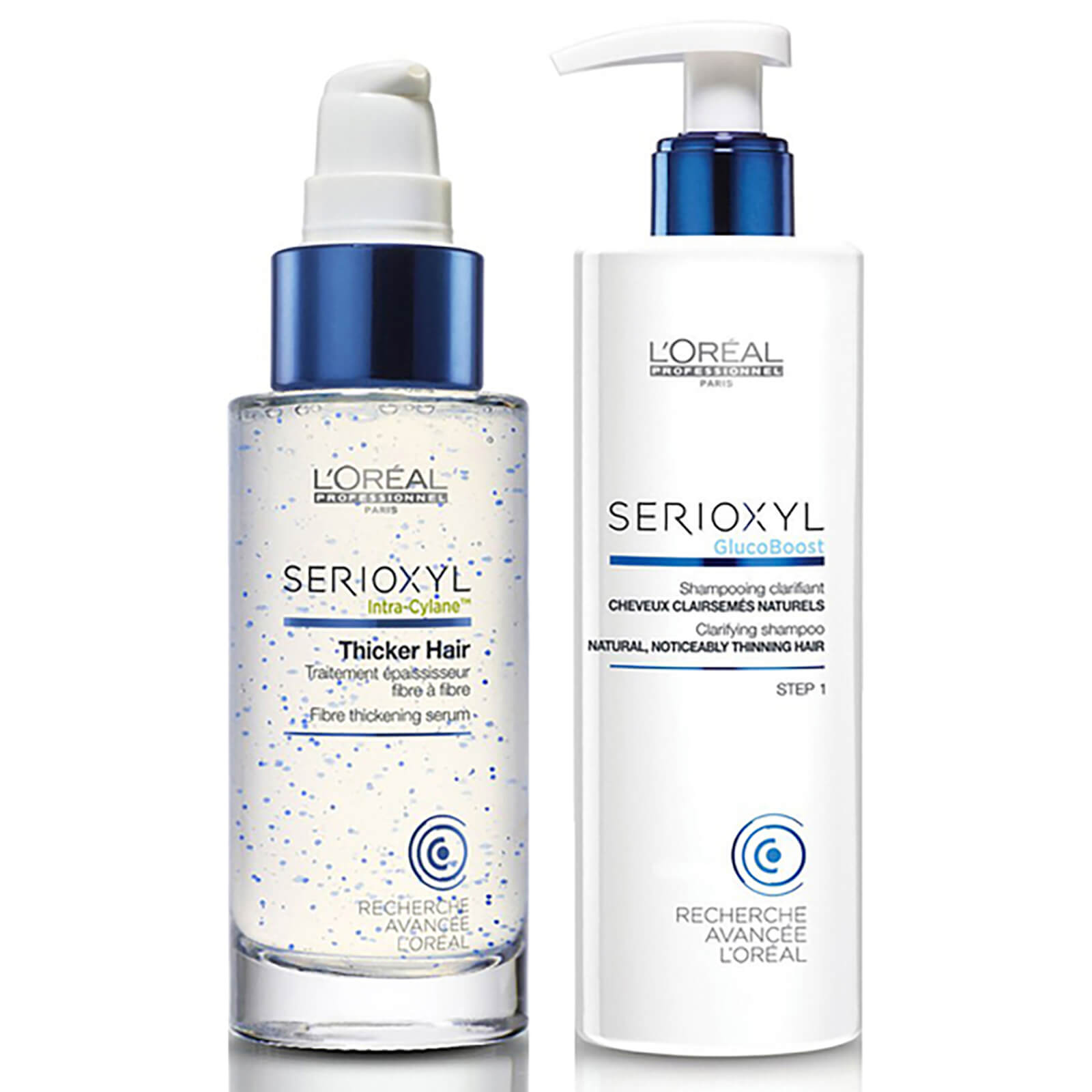 L Oreal Professionnel Serioxyl Thicker Hair Treatment And Shampoo