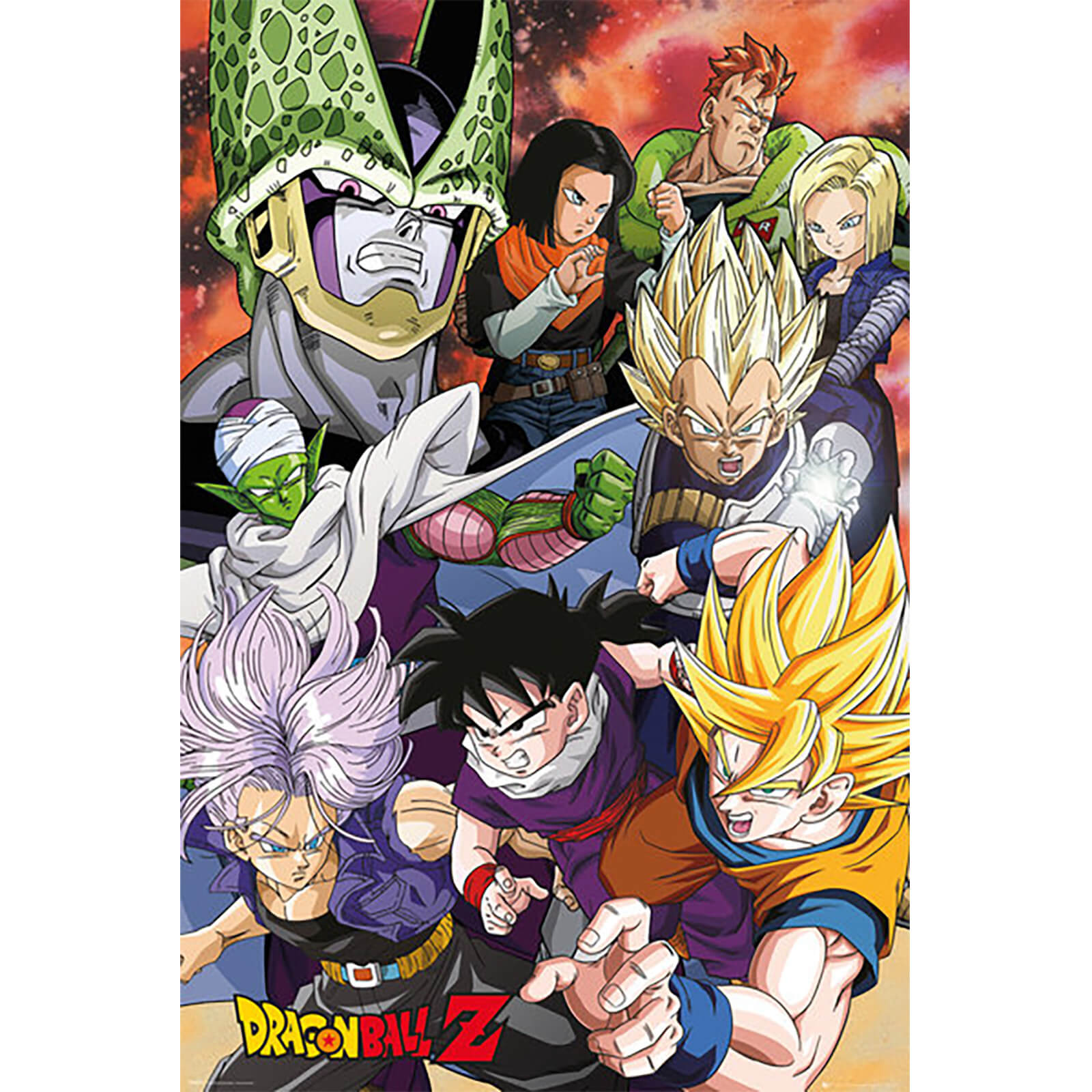 Dragon Ball Z Cell Saga 24 X 36 Inches Maxi Poster Pop In A Box Uk