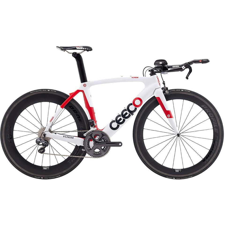 Ceepo Venom 105 Time Trial Bike White Red Probikekit Canada