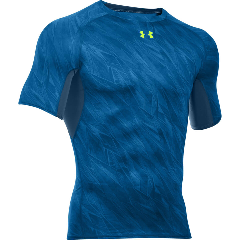 yellow under armour compression shirt
