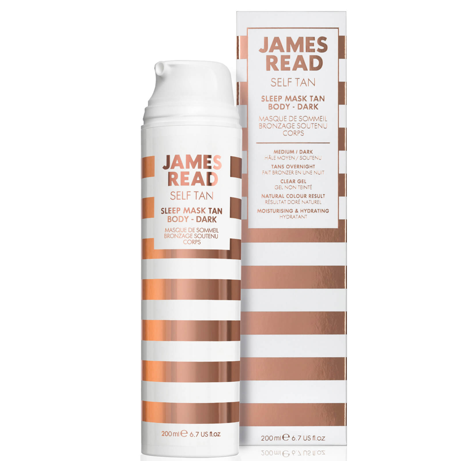 James Read Sleep Mask Tan Go Darker Body 200ml Lookfantastic Hk