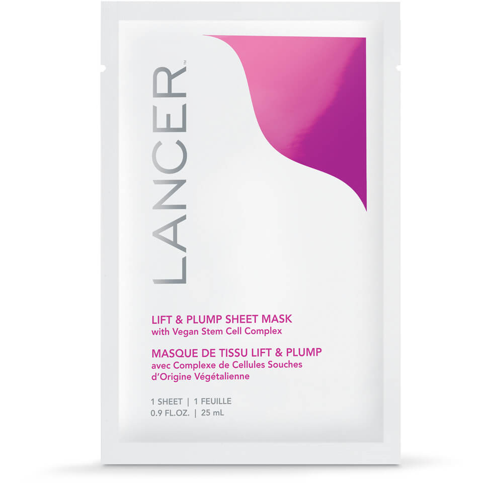 Download Lancer Skincare Lift Plump Sheet Mask Skinstore PSD Mockup Templates
