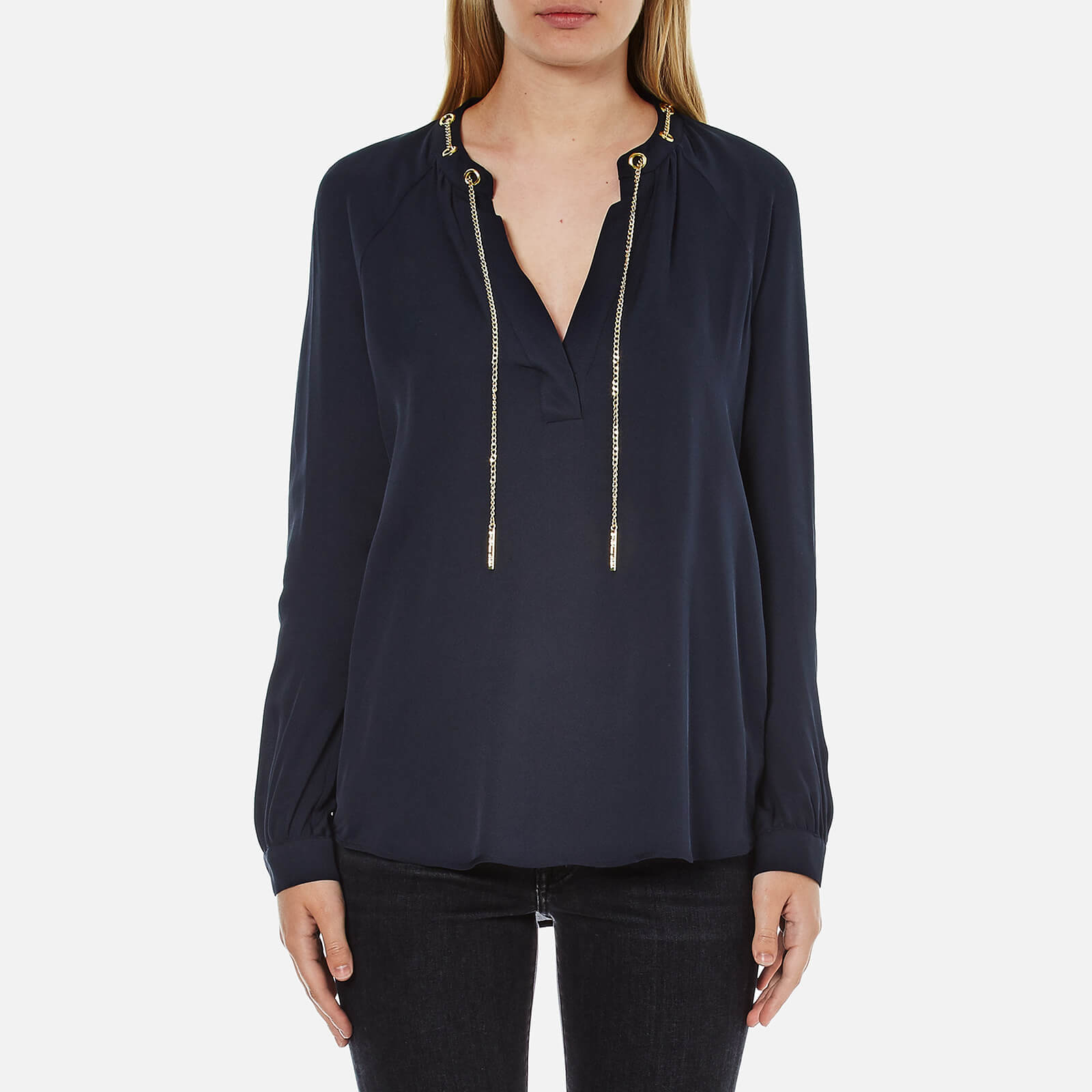 michael kors blouses navy