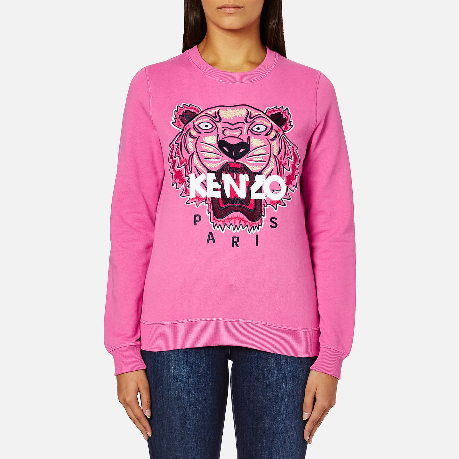 womens pink kenzo jumper