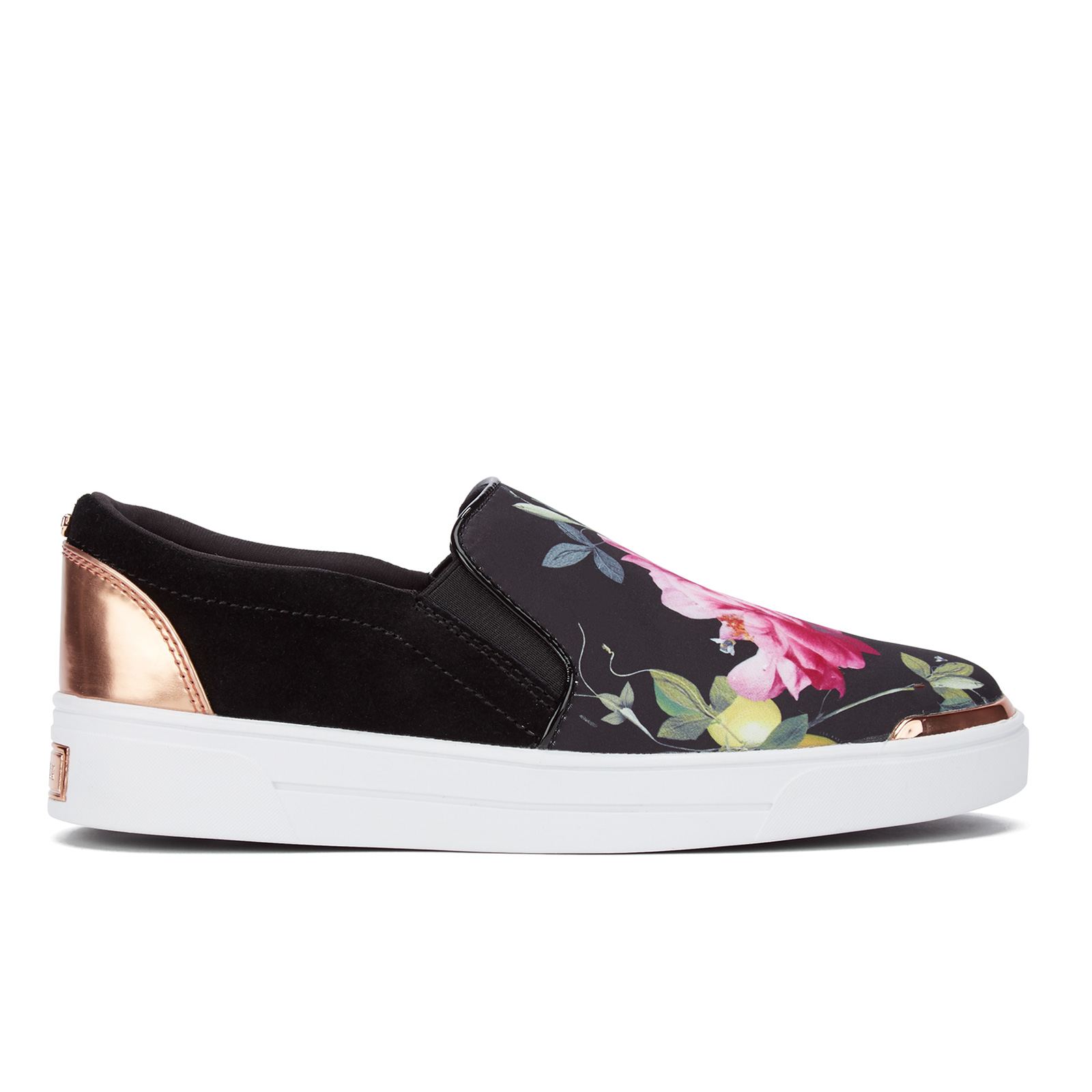 floral slip on trainers