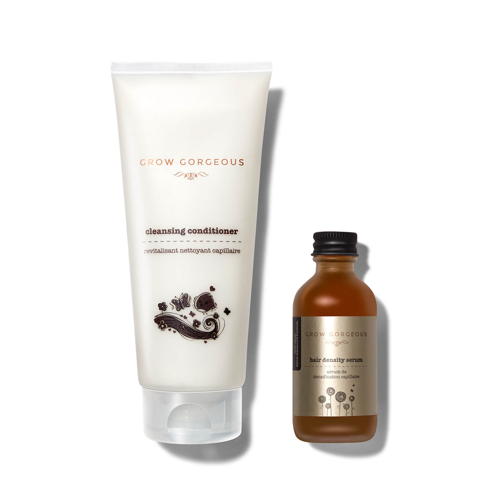 Grow Gorgeous Hair Density Serum and Cleansing Conditioner (Worth £48