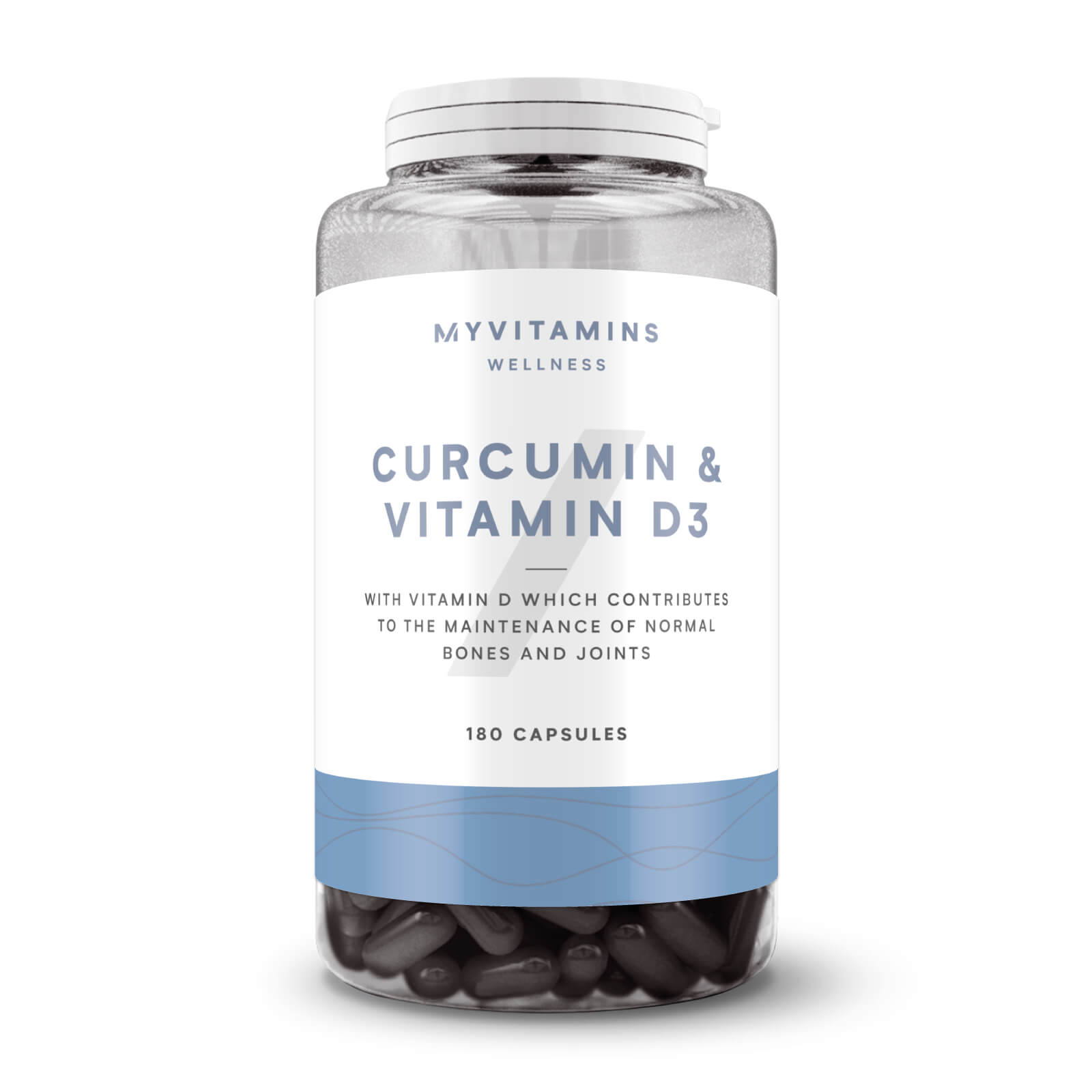 Myvitamins Curcumin & วิตามินดีแคปซูล - 180แคปซูล