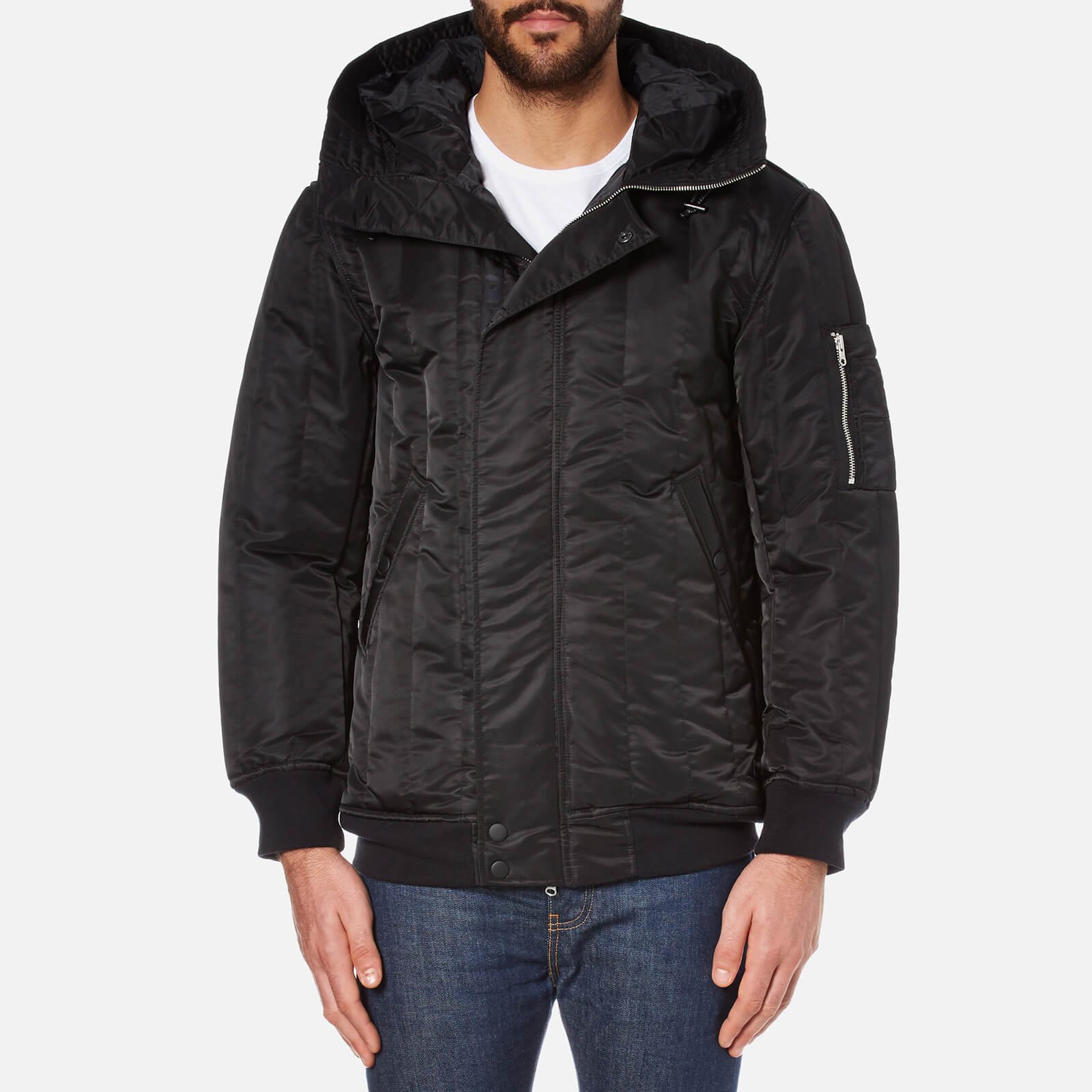 converse quilted jacket